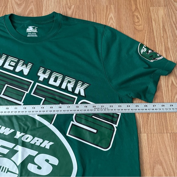 NY Jets Starter Graphic T-Shirt 2XL Green Short Sleeve - Picture 4 of 5